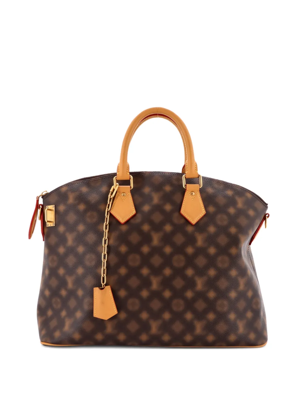Louis Vuitton Pre-Owned Neo Lockit Handbag Limited Edition Blurry Monogram Canvas satchel - Marrone