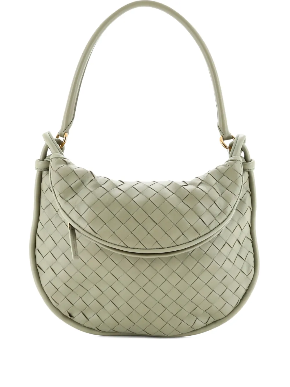 Bottega Veneta Pre-Owned Gemelli Intrecciato Leather Medium shoulder bag - Toni neutri