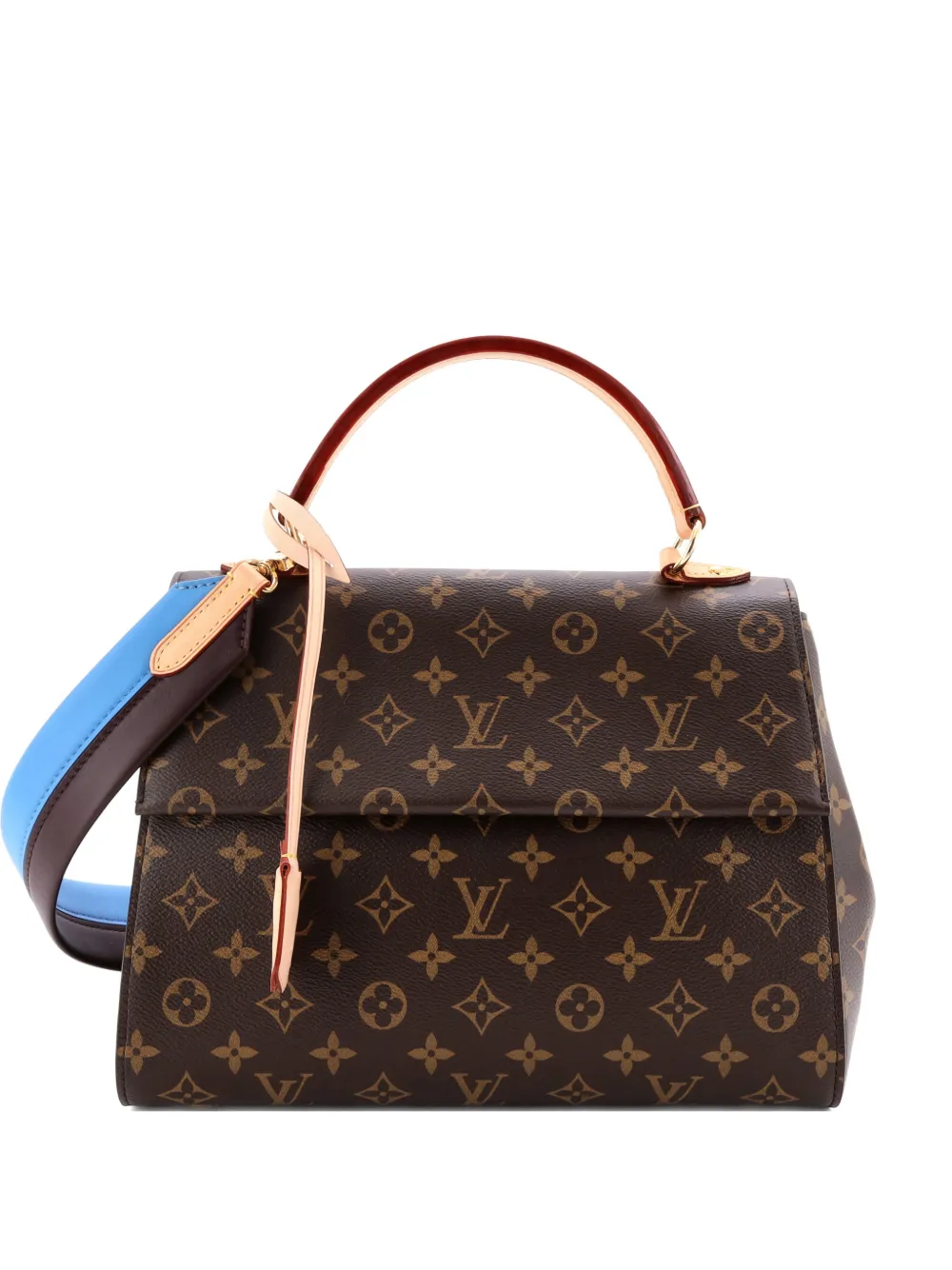 Louis Vuitton Pre-Owned Cluny Top Handle Bag Monogram Canvas MM shoulder bag - Marrone