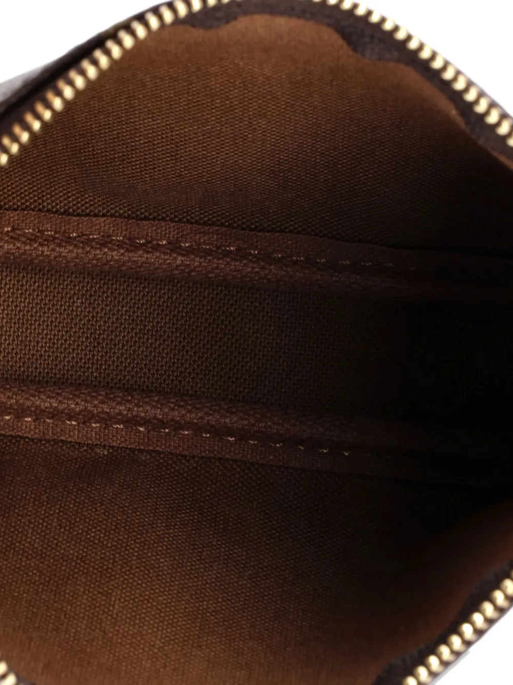 LOUIS VUITTON Pre-owned Pochette Accessoires Monogram Canvas Mini Clutch Bag In Brown