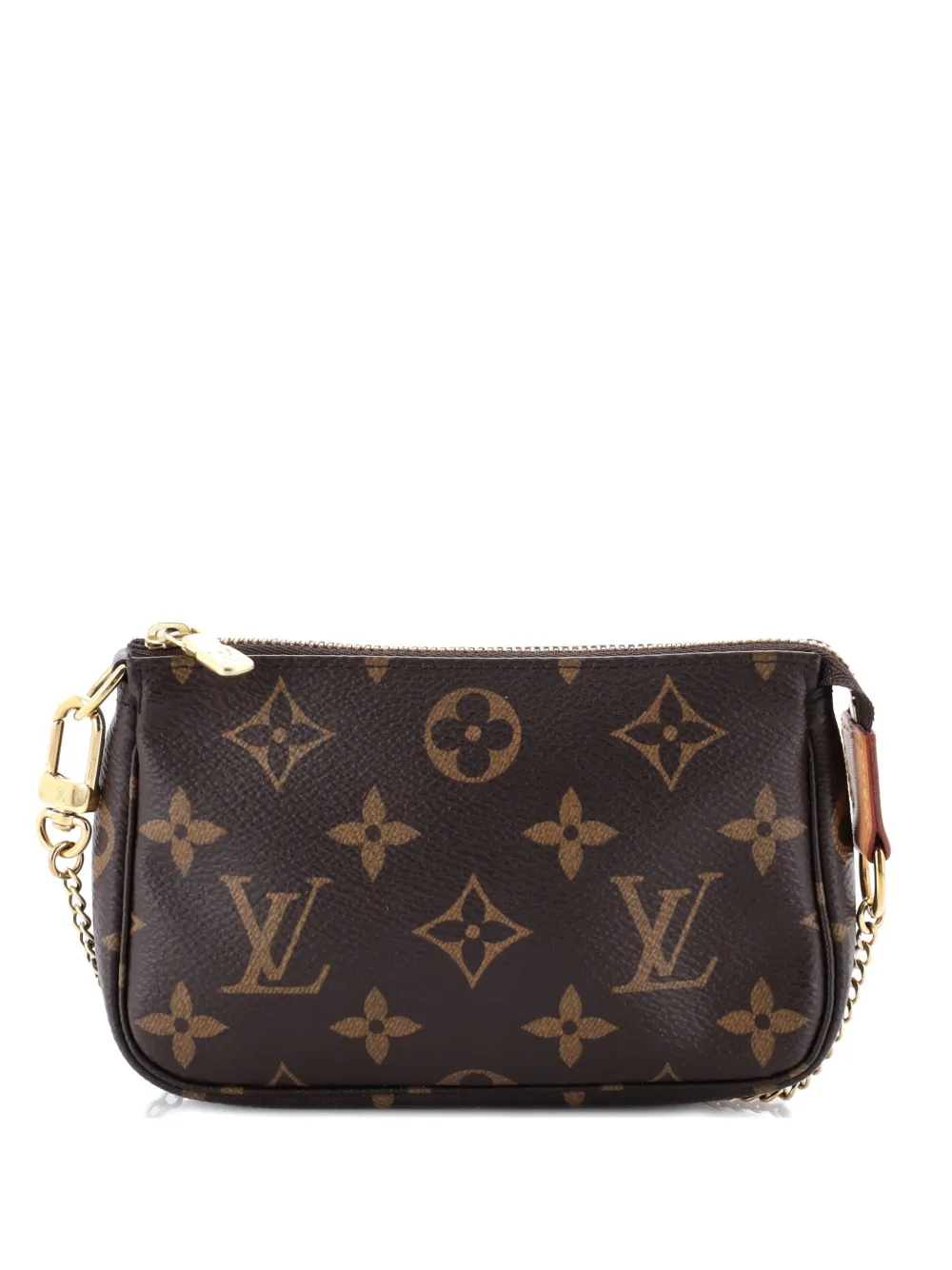 Louis Vuitton Pre-Owned Pochette Accessoires Monogram Canvas Mini clutch bag - Marrone