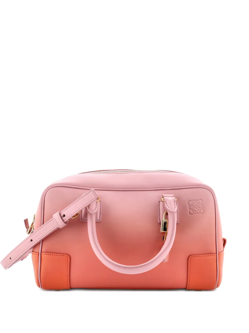 Loewe Pre-Owned Amazona Bag Degrade Leather 23 crossbody bag - Arancione