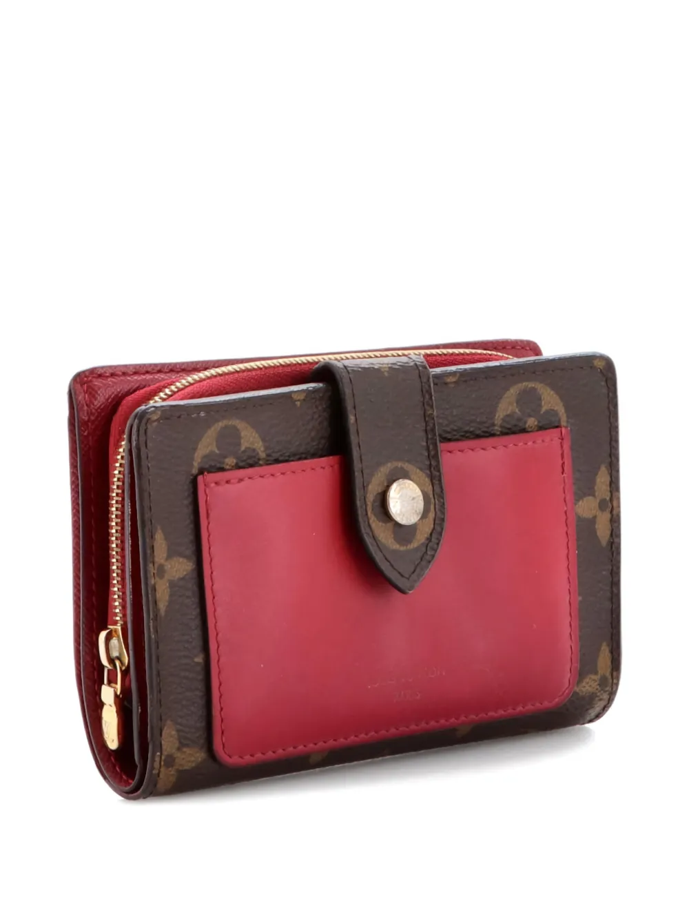 LOUIS VUITTON Pre-owned Juliette Wallet Monogram Canvas And Leather Small Wallets In Brown