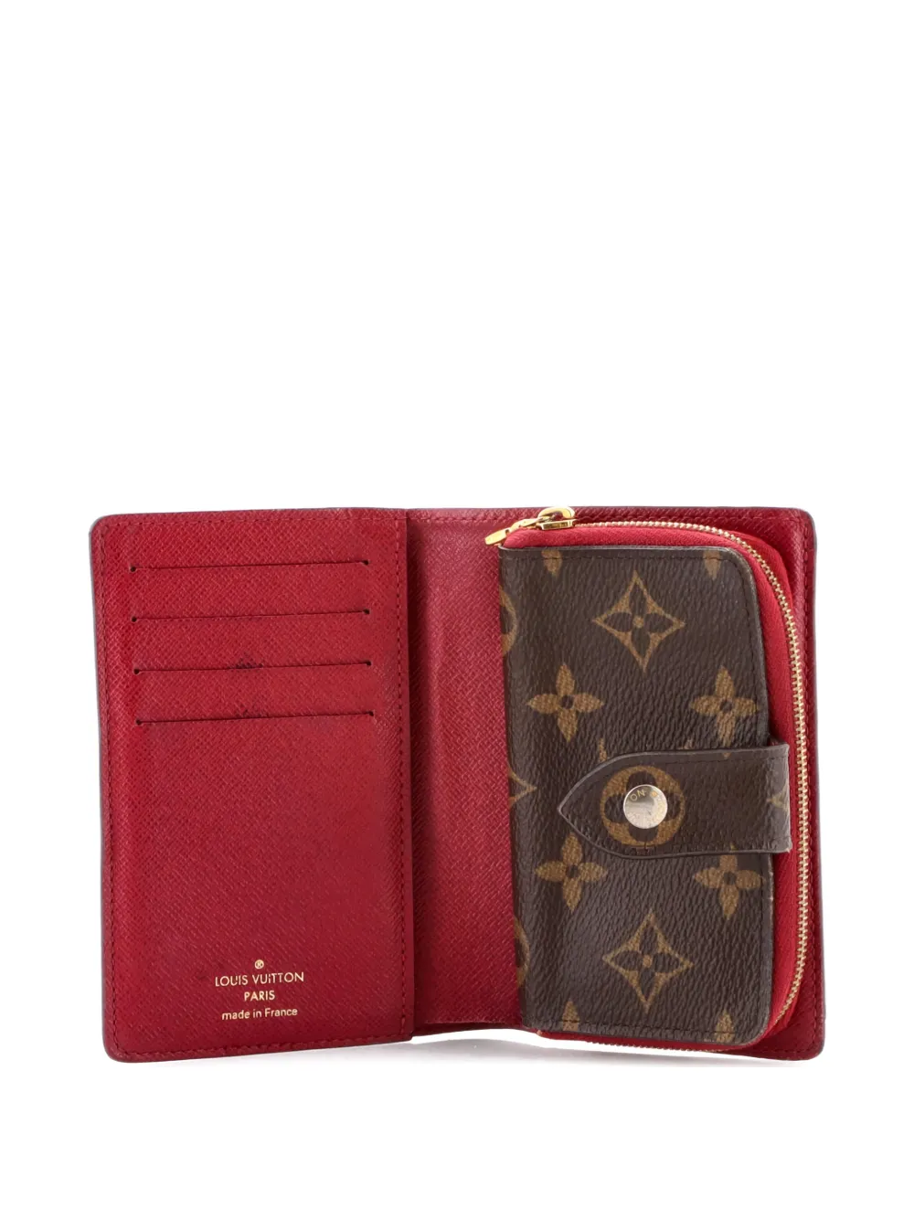 LOUIS VUITTON Pre-owned Juliette Wallet Monogram Canvas And Leather Small Wallets In Brown