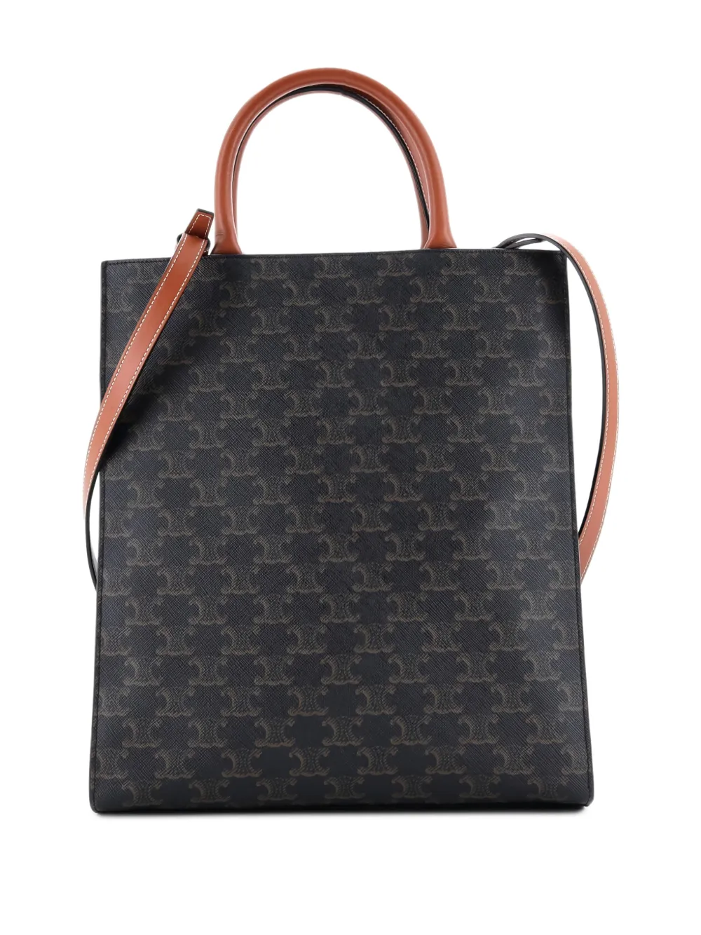 Celine Pre-Owned Vertical Cabas Triomphe Coated Canvas Small tote bag | Pre-Owned | Image 2