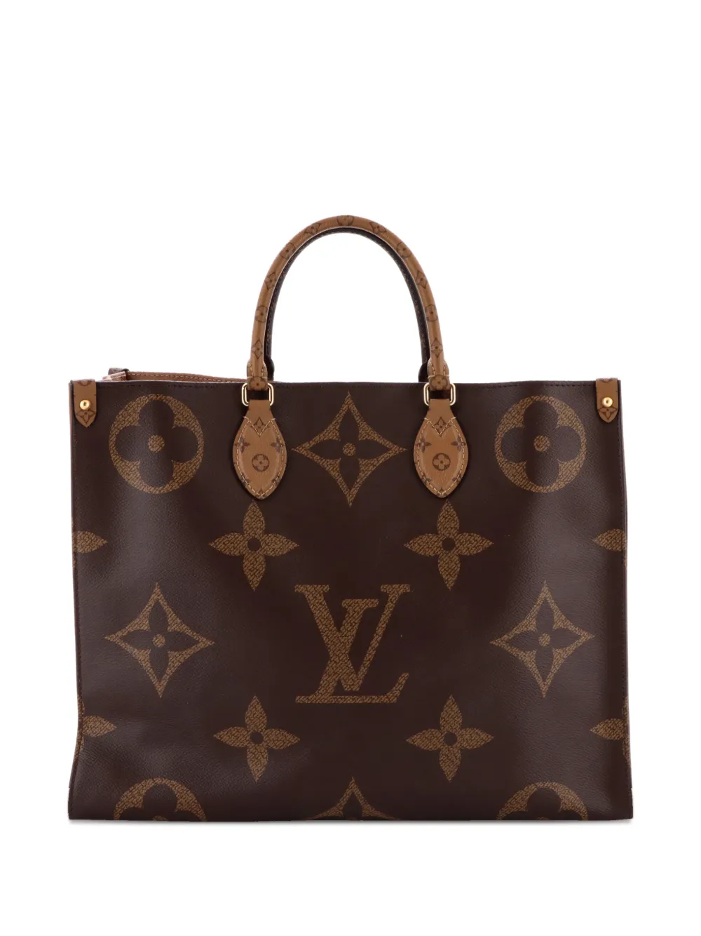 Louis Vuitton Pre-Owned Borsa tote OnTheGo Reverse Monogram Giant GM - Marrone