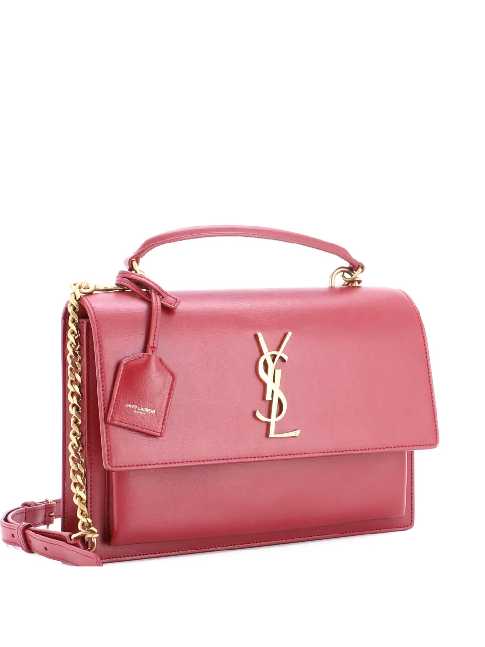 Saint Laurent Pre-Owned Sunset Top Handle Leather Medium shoulder bag | rojo | Image 1