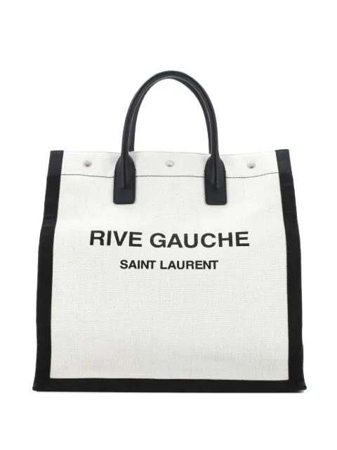 Saint Laurent Pre-Owned Rive Gauche Shopper Canvas Tall tote bag