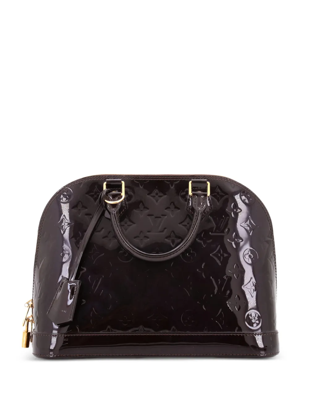 Louis Vuitton Pre-Owned Alma Handbag Monogram Vernis PM satchel - Viola