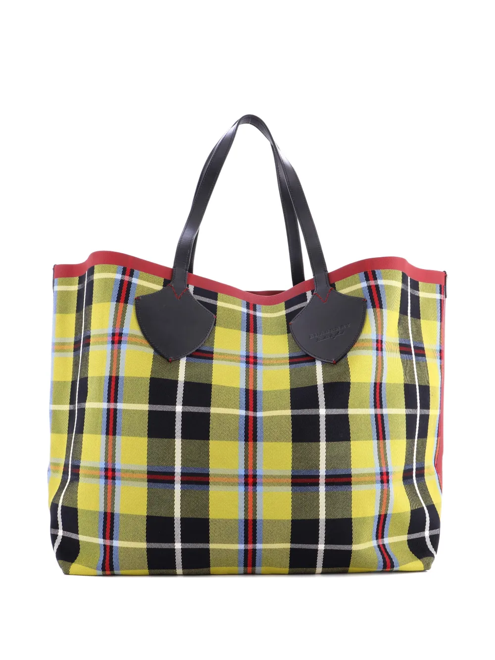 Burberry Pre-Owned Reversible Giant Tartan Cotton XL tote bag - Multicolore
