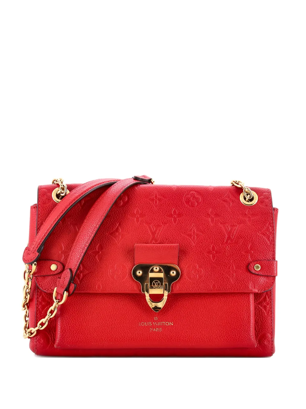 Louis Vuitton Pre-Owned Vavin Handbag Monogram Empreinte Leather PM crossbody bag - Rosso