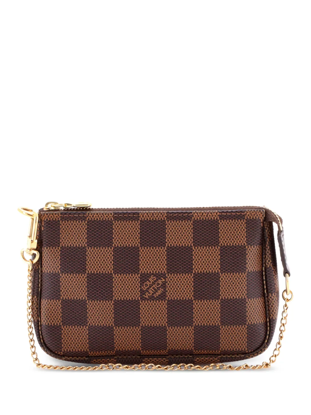 Louis Vuitton Pre-Owned Pochette Accessoires Damier Mini clutch bag - Marrone