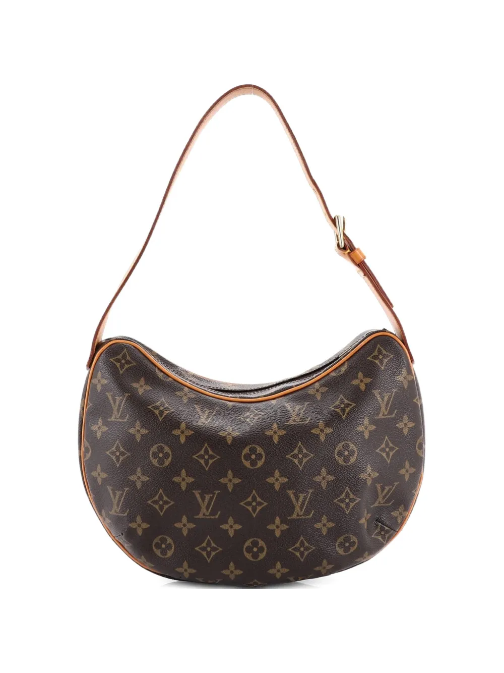 Louis Vuitton Pre-Owned Croissant Handbag Monogram Canvas MM hobo bag - Braun