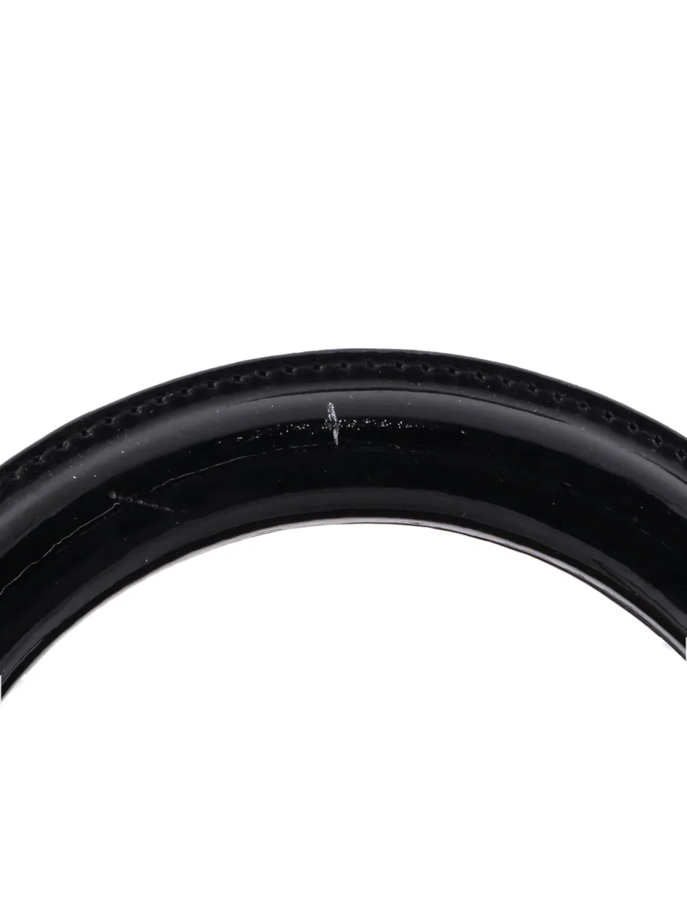 Pre-owned Dior Lady  Bag Cannage Quilt Patent Large Satchel In Black