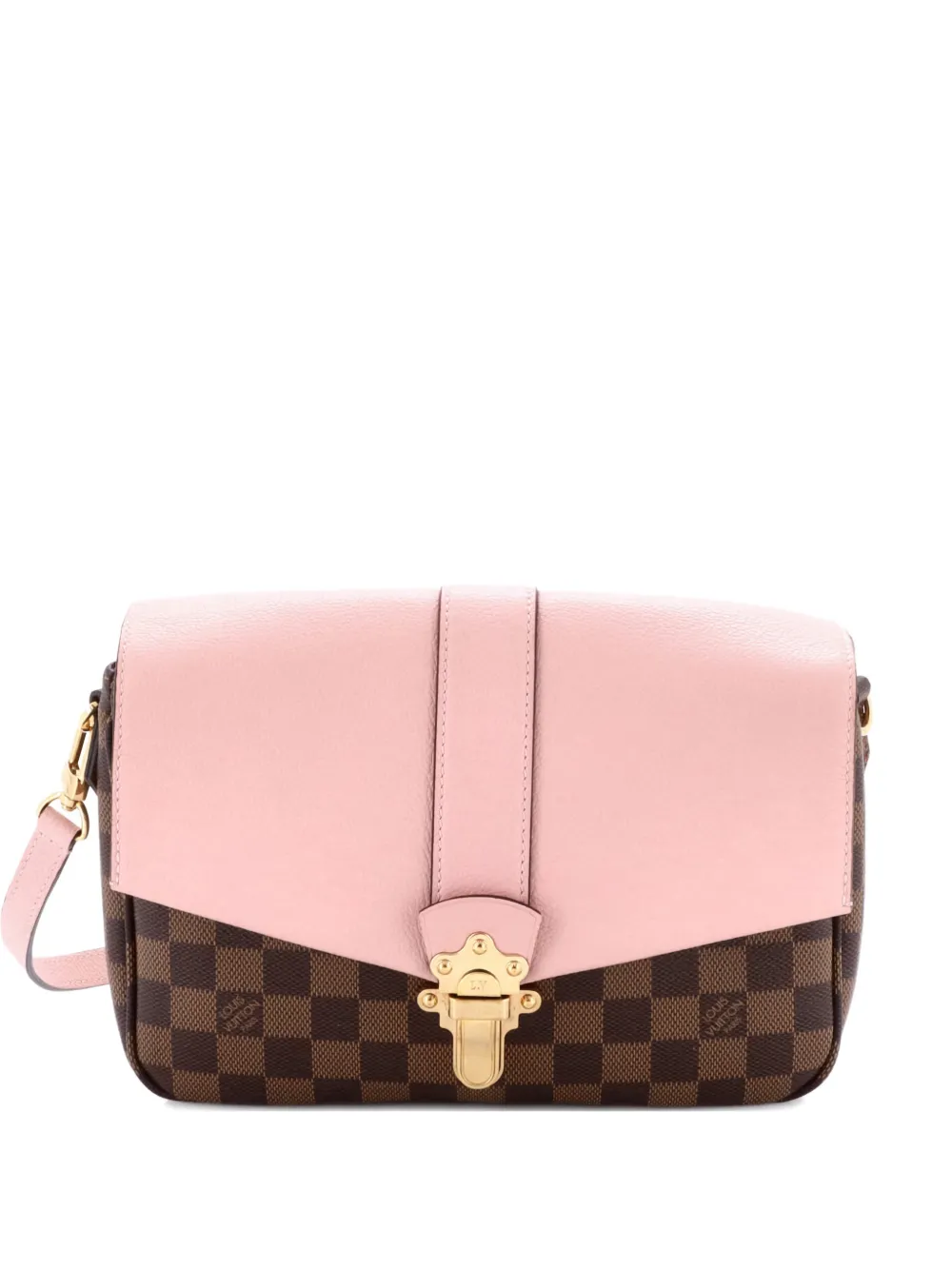 Louis Vuitton Pre-Owned Clapton Handbag Damier and Leather PM crossbody bag - Marrone