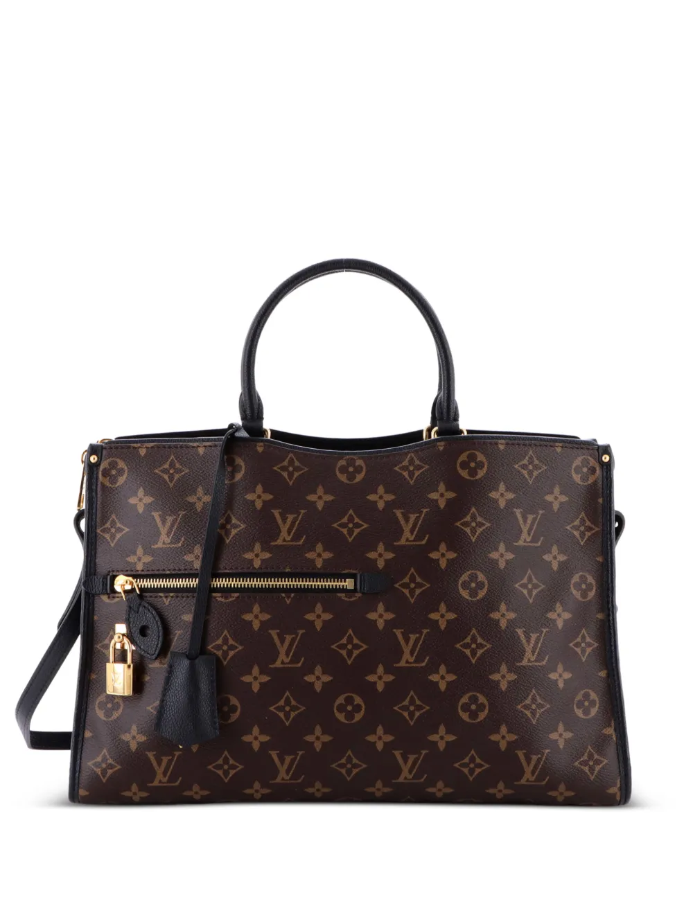 Louis Vuitton Pre-Owned Popincourt NM Handbag Monogram Canvas with Leather MM satchel - Nero