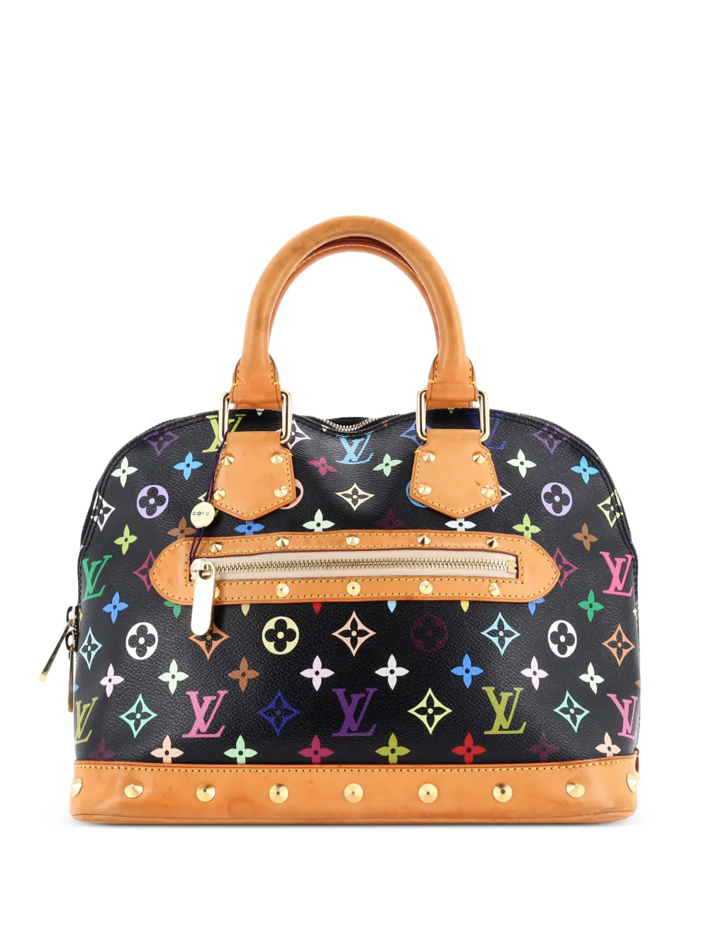 Louis Vuitton Pre-Owned Alma Handbag Monogram Multicolor PM satchel - Nero