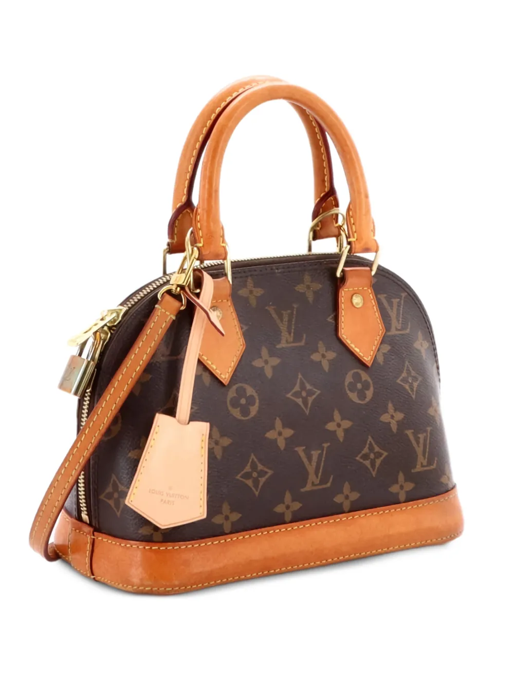 Louis Vuitton Pre-Owned Alma Handbag Monogram Canvas BB crossbody bag - Marrone