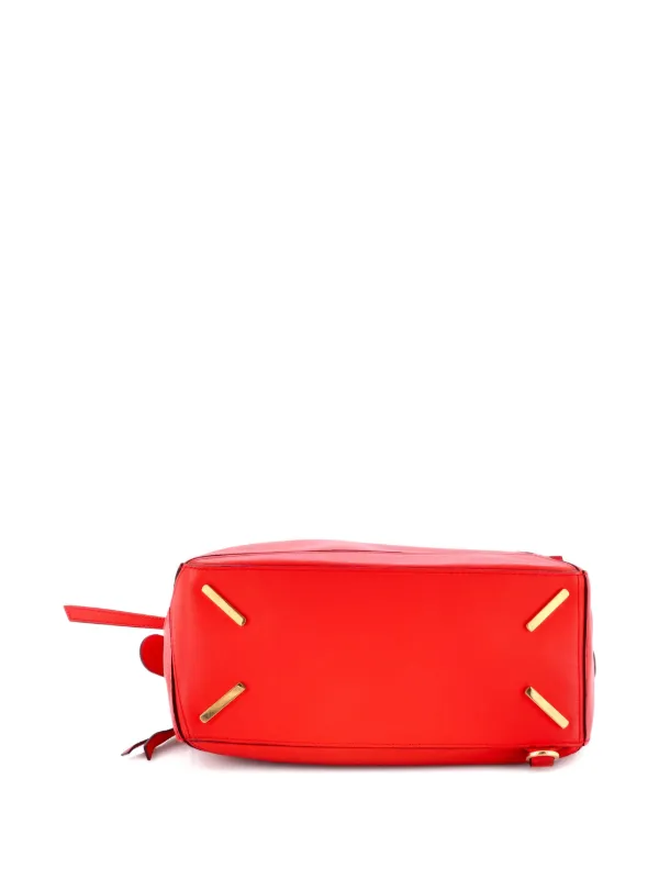 Loewe Pre-Owned Puzzle Bag Leather Medium Shoulder Bag | Red