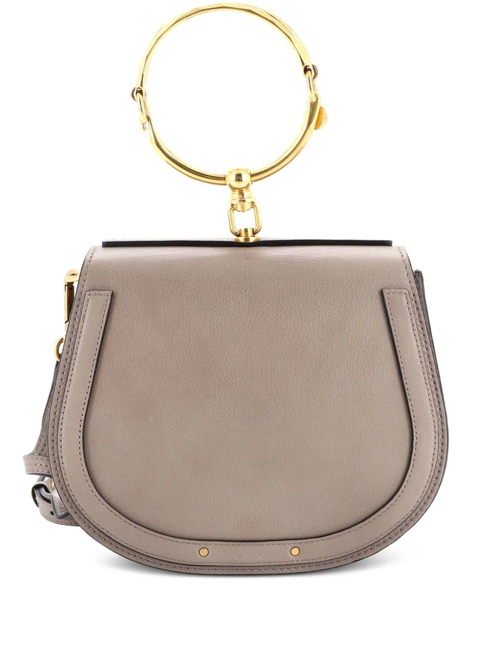Chloé Pre-Owned Borsa a tracolla Nile media in pelle - Grigio