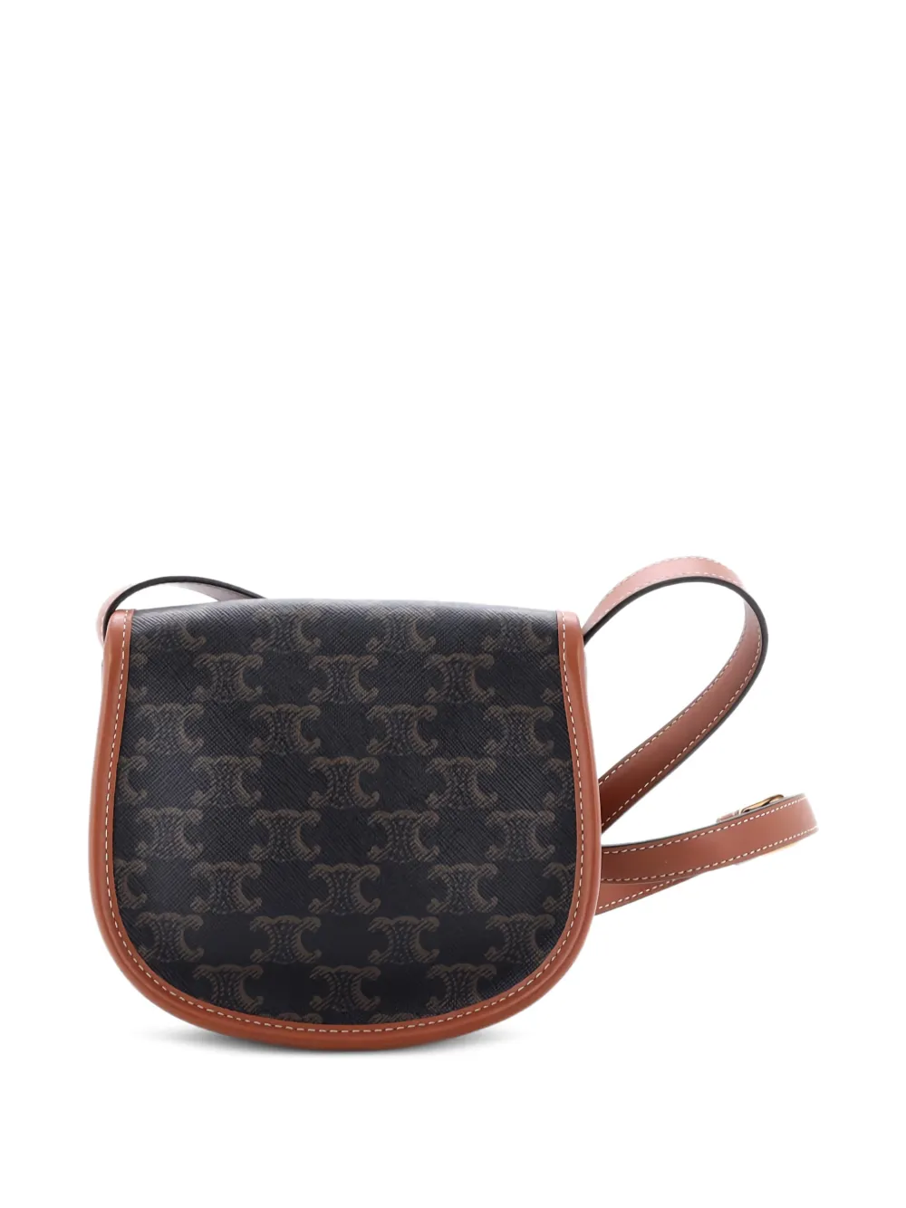 Celine Pre-Owned Besace Flap Bag Triomphe Coated Canvas Mini crossbody bag | Pre-Owned | Image 2
