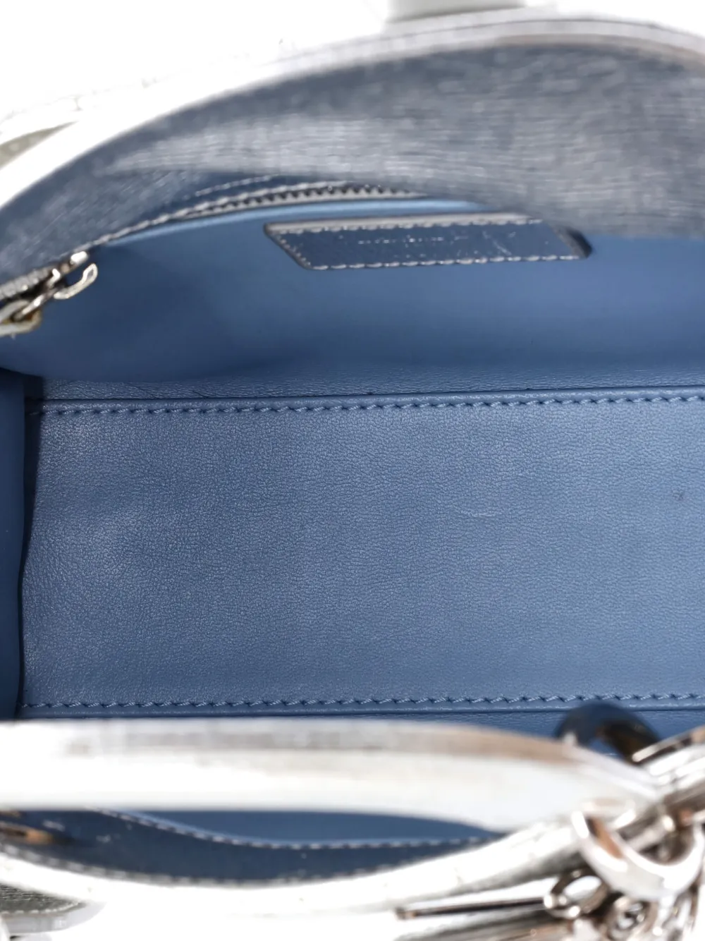 My Abcdior Lady Dior Bag Metallic Cannage Quilt Leather Shoulder Bag