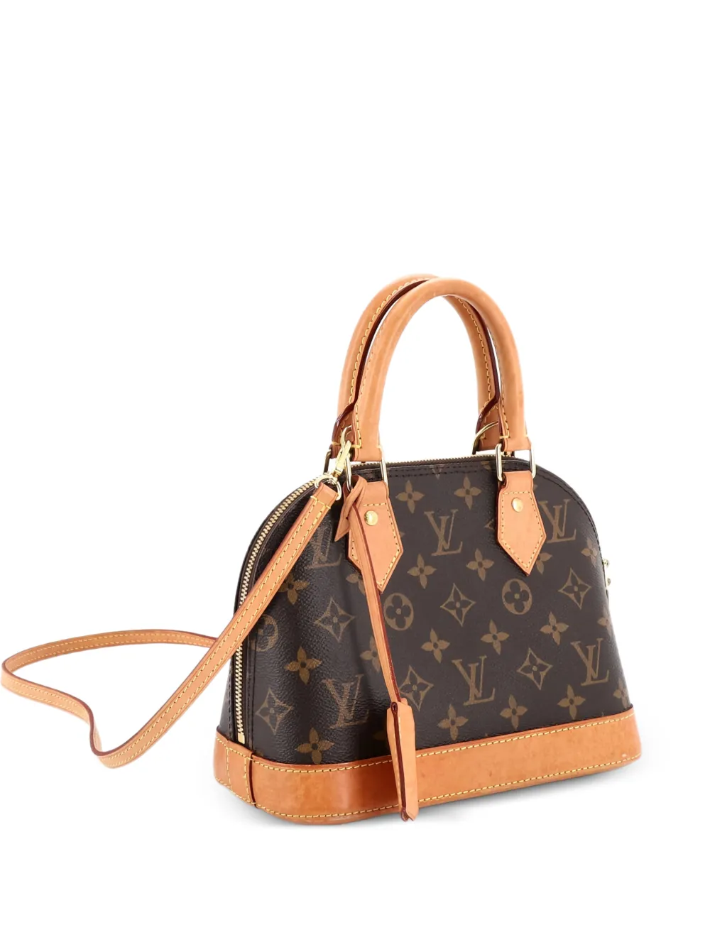 Louis Vuitton Pre-Owned Alma Handbag Monogram Canvas BB crossbody bag - Braun