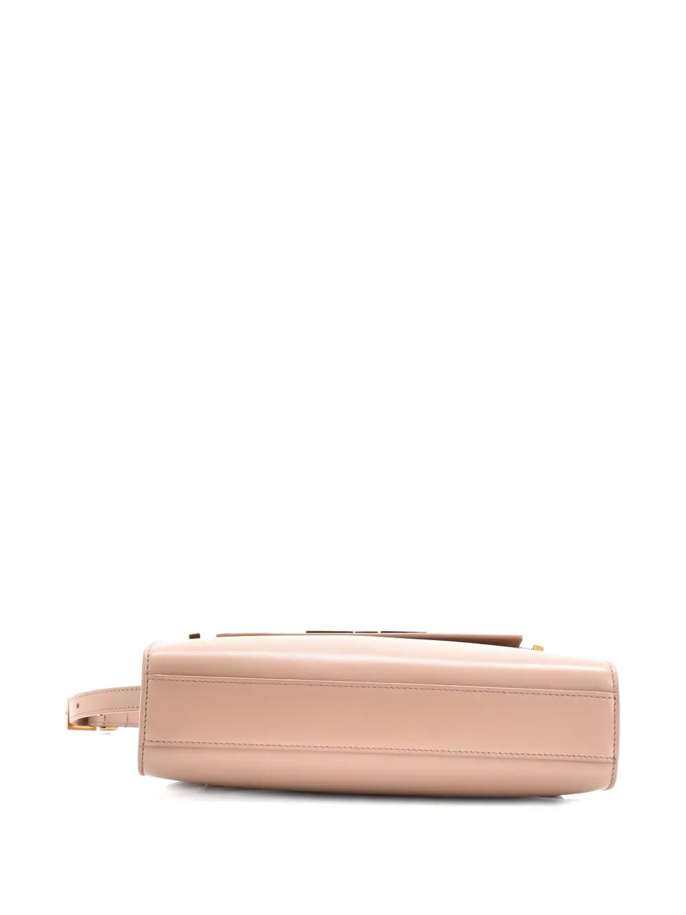 SAINT LAURENT Pre-owned Manhattan Leather Small Shoulder Bag In Neutral