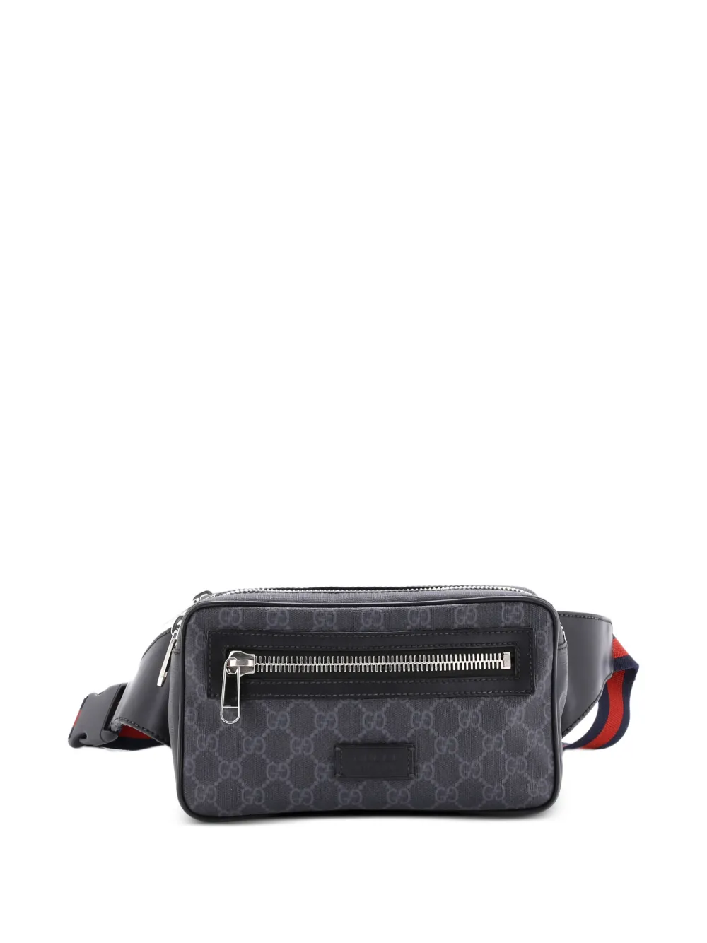Gucci Pre-Owned Soft Zip GG Coated Canvas Small belt bag - Nero