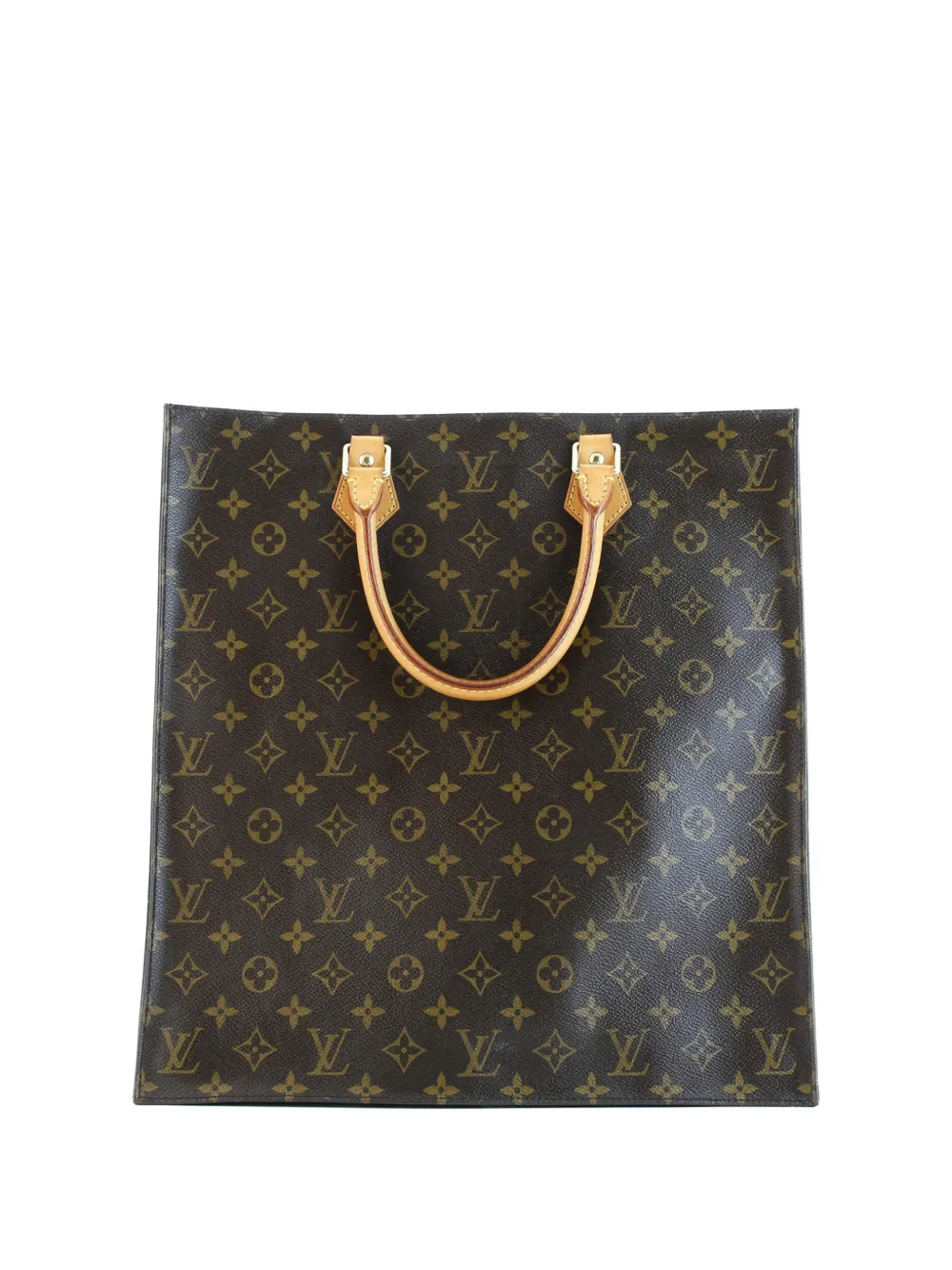Louis Vuitton Pre-Owned Sac Plat Bag Monogram Canvas tote bag - Marrone