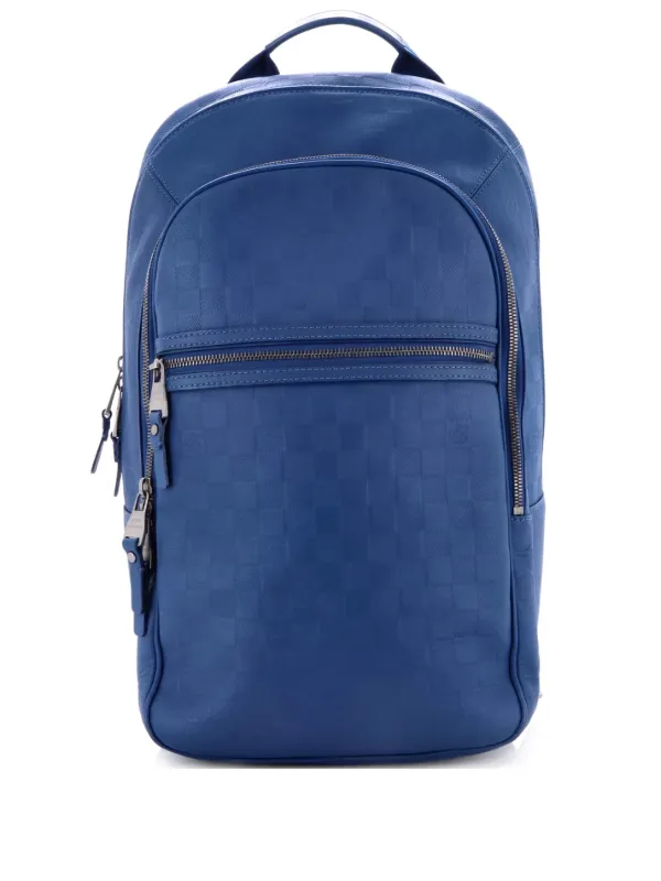 louis vuitton blue michael backpack Men's Damier Graphite N40310 Luxuria & Co and a duo flat pocket that fits phones Louis Vuitton Discovery Backpack Monogram