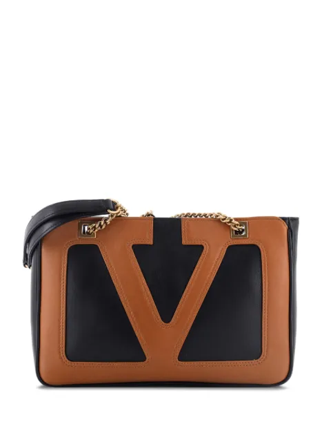 Valentino Garavani Pre-Owned ヴィヴァ スーパースターチェーン レザー ハンドバッグ