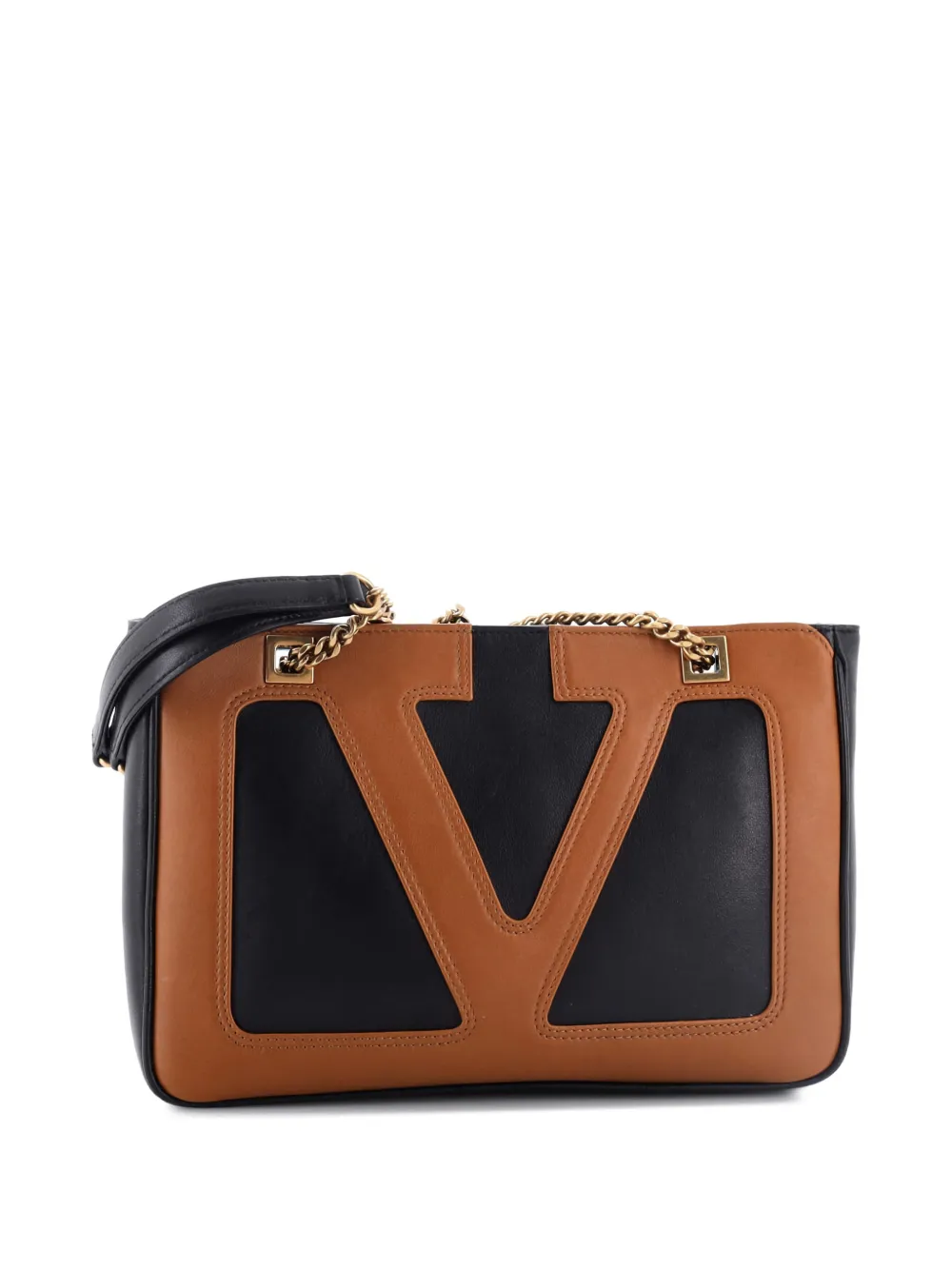 Viva Superstar Chain Leather Small Tote Bag
