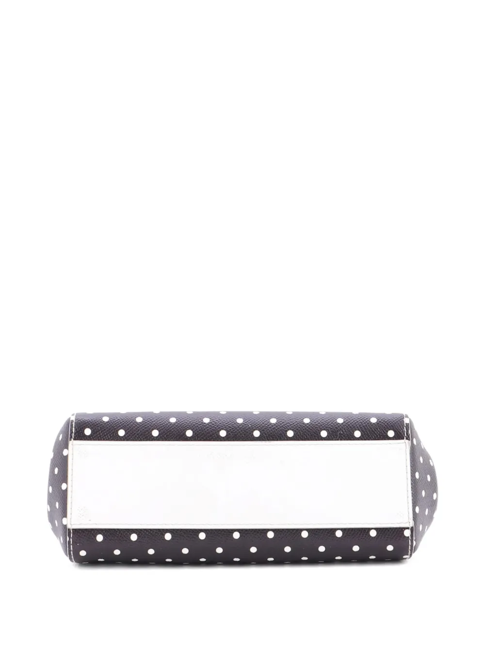 Pre-owned Dolce & Gabbana Miss Sicily Bag Printed Leather Small Satchel In Multi