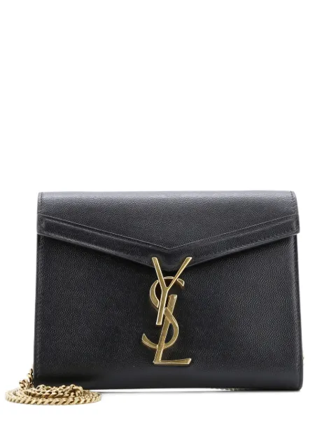 Saint Laurent Pre-Owned Cassandra Chain Wallet Leather Mini crossbody bag