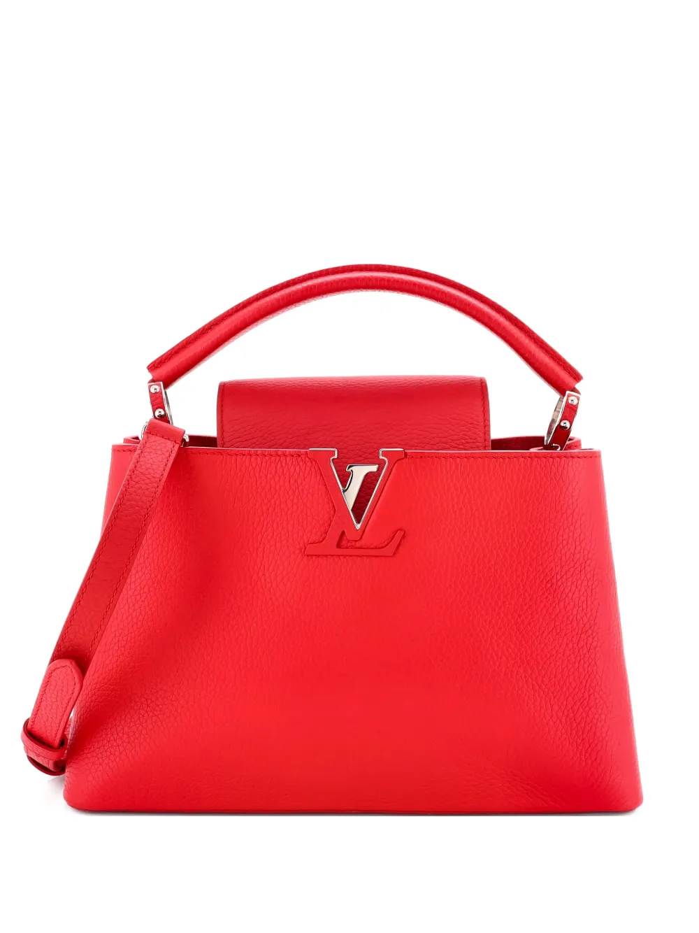 Louis Vuitton Pre-Owned Capucines Bag Leather PM satchel - Rosso