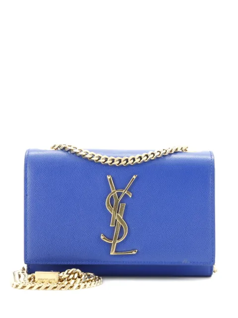 Saint Laurent Pre-Owned Classic Monogram Grainy Leather Small crossbody bag