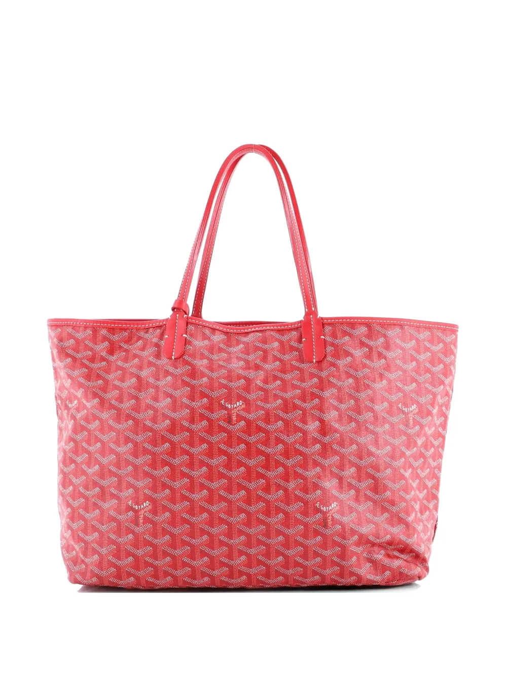 Goyard Pre-Owned Borsa tote Saint Louis GM in tela cerata - Rosso