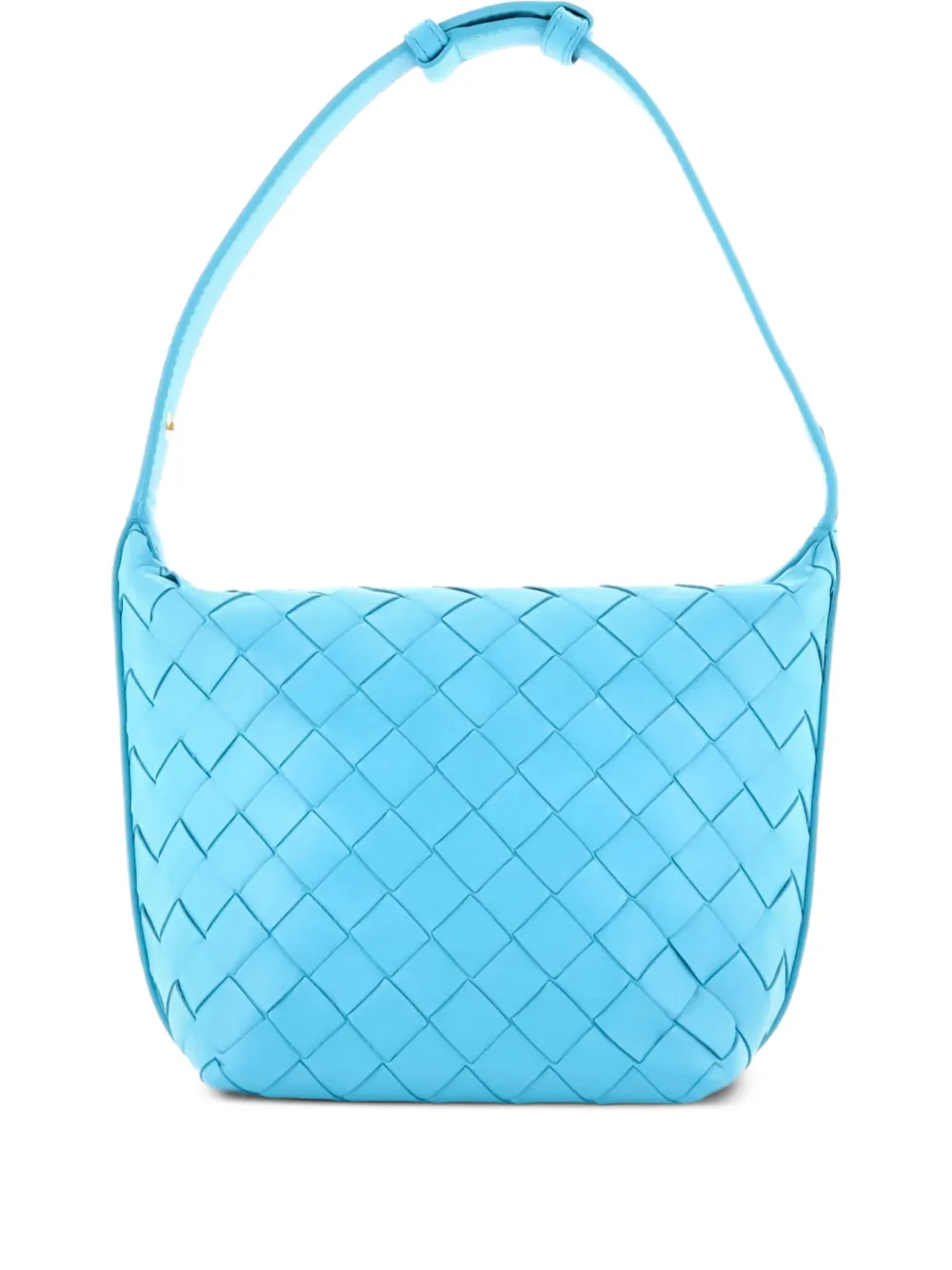 Bottega Veneta Pre-Owned Wallace Shoulder Bag Intrecciato Nappa Candy bucket bag - Blu