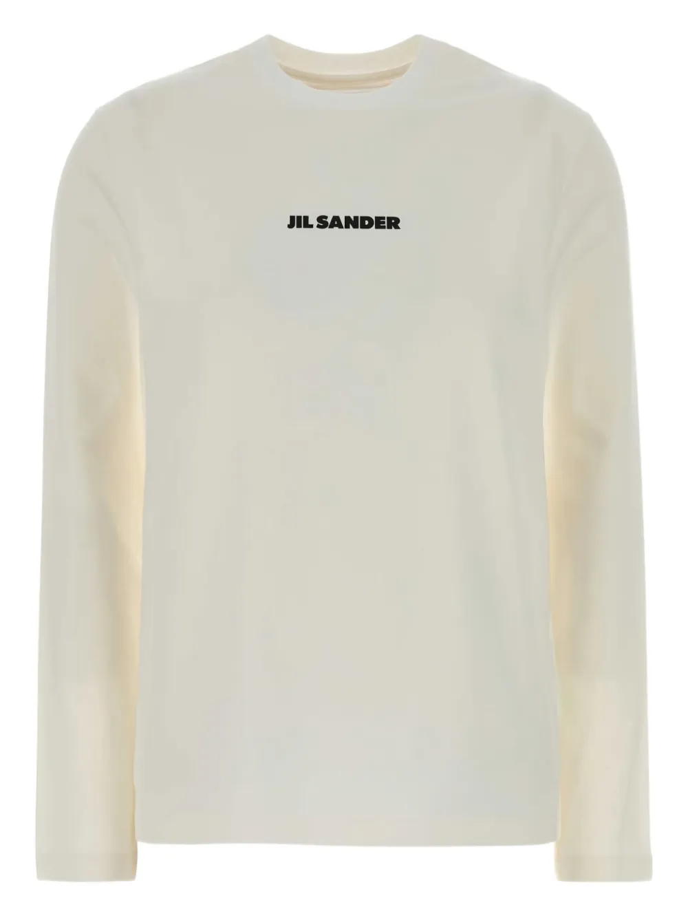 Jil Sander playera de algodón con cuello redondo | neutro | Image 1
