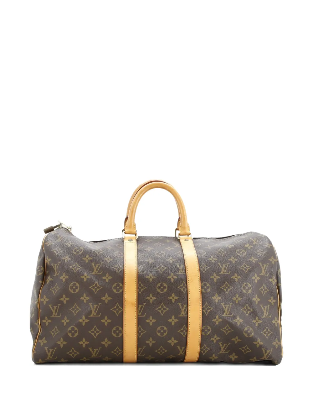 Louis Vuitton Pre-Owned Keepall Bag Monogram Canvas 45 satchel - Marrone