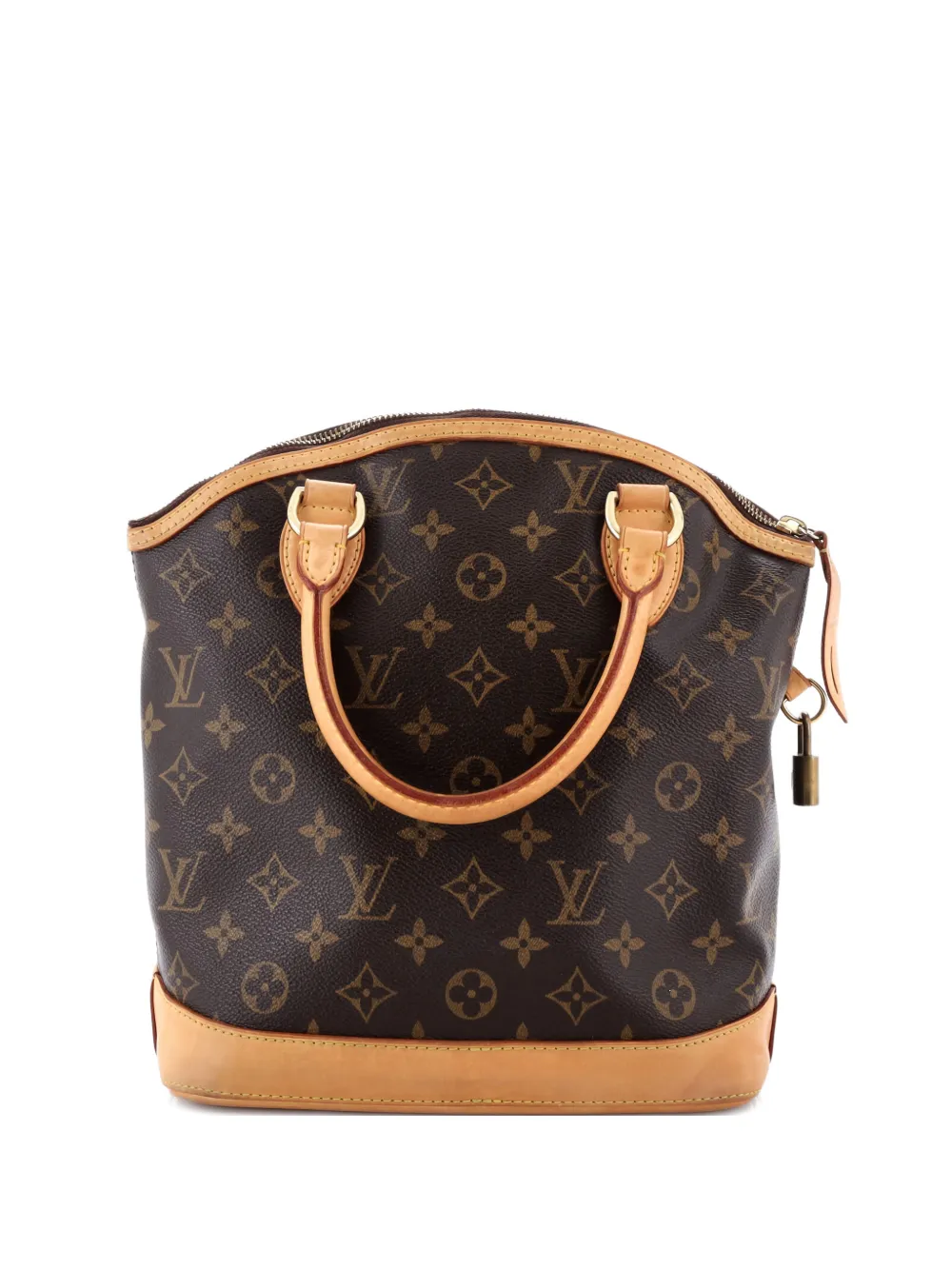 Louis Vuitton Pre-Owned Lockit Handbag Monogram Canvas PM satchel - Marrone
