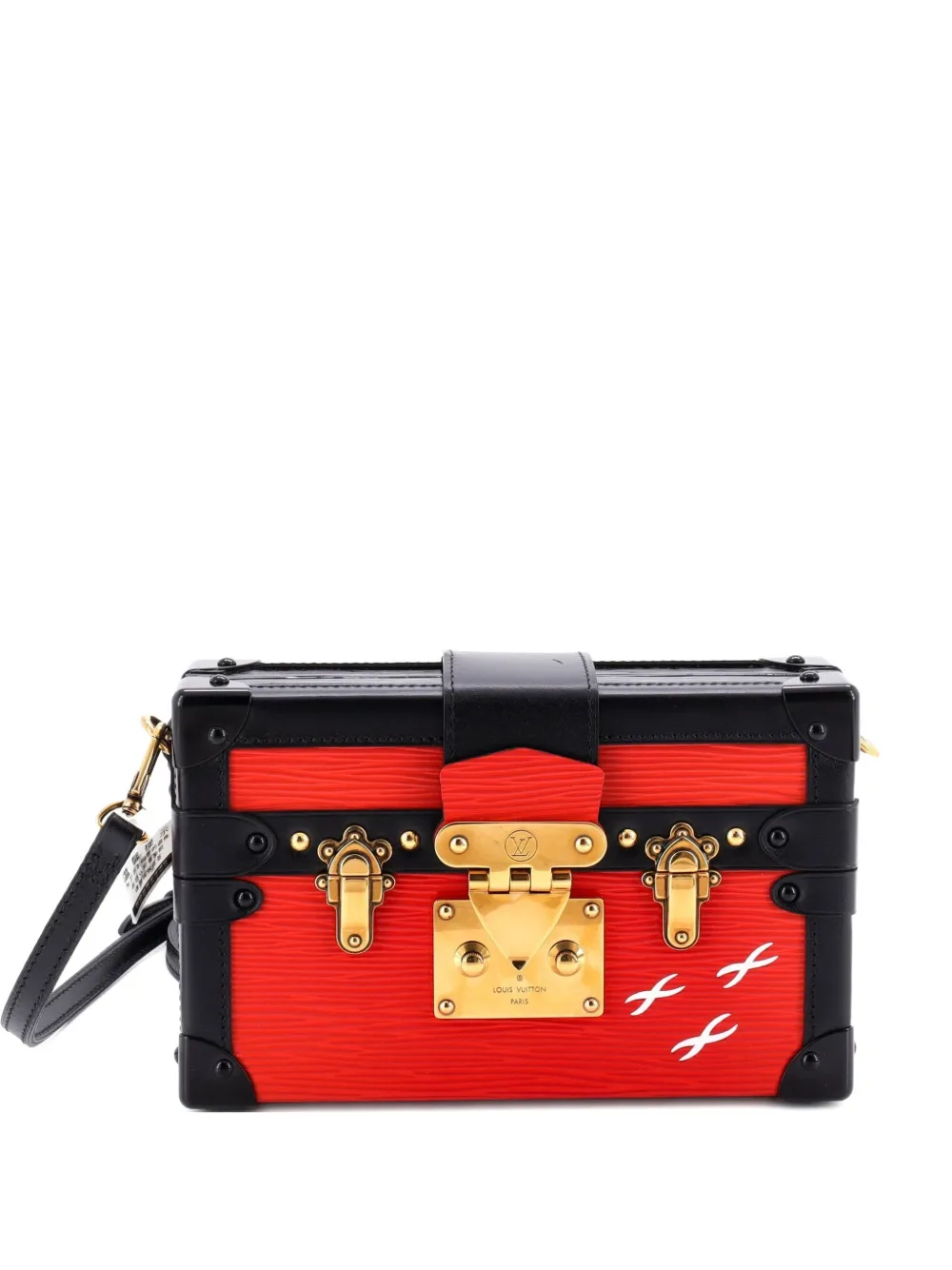 Louis Vuitton Pre-Owned Petite Malle Handbag Epi Leather clutch bag - Rosso