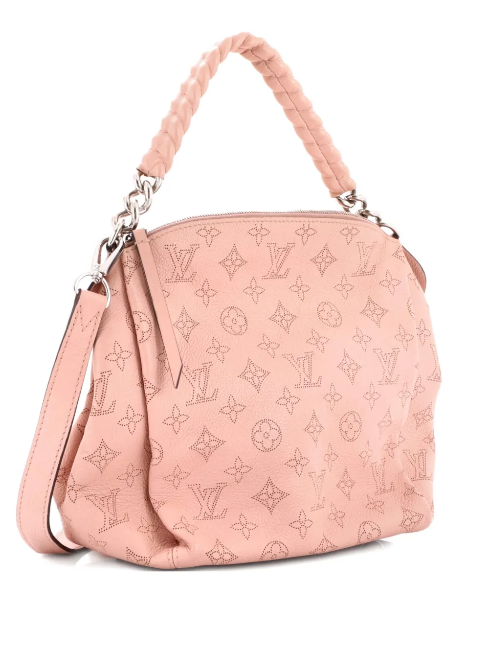 Louis Vuitton Pre-Owned Babylone Handbag Mahina Leather BB hobo bag - Rosa