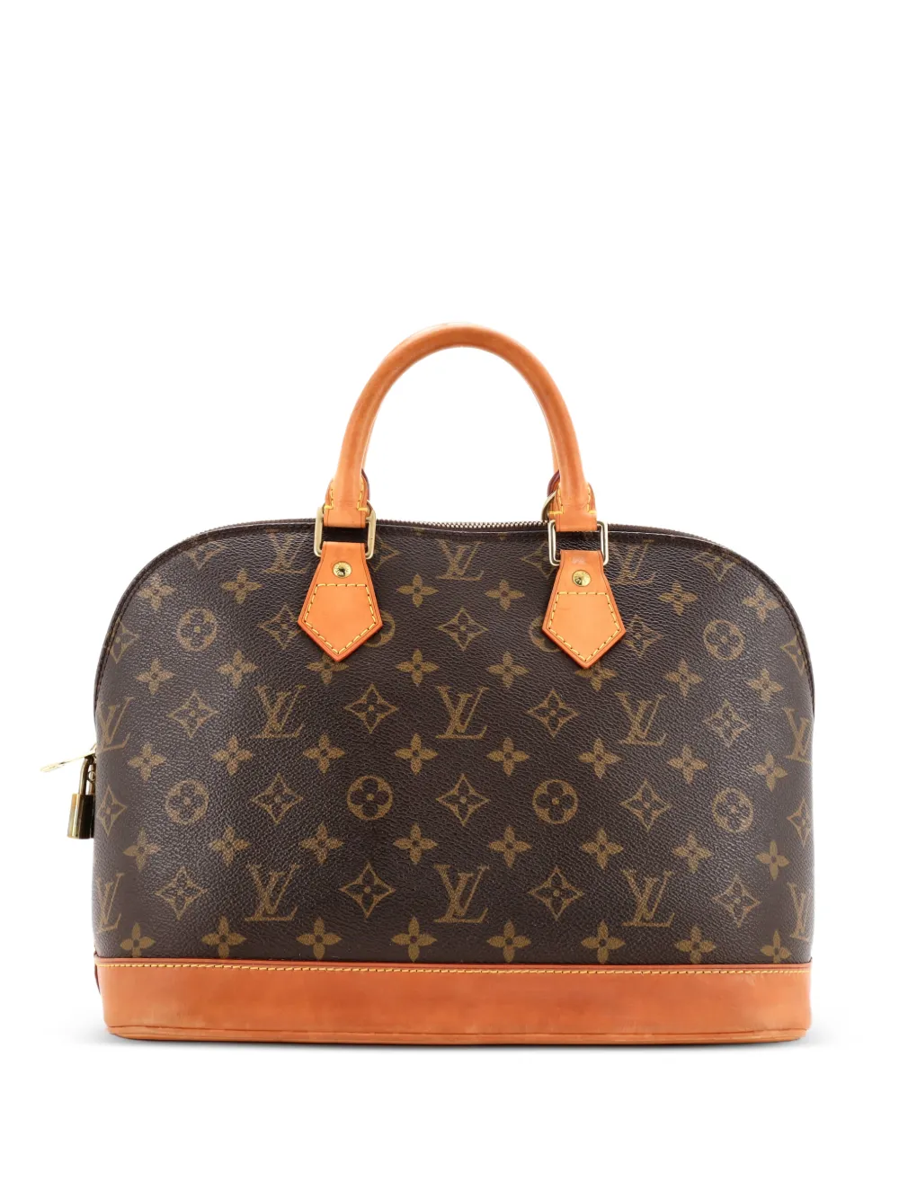 Louis Vuitton Pre-Owned Alma Handbag Monogram Canvas PM satchel - Marrone