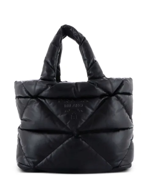 Prada Pre-Owned Padded Tote Bag Quilted Nappa Leather Large shoulder bag