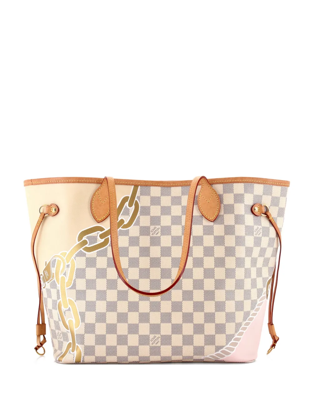 Louis Vuitton Pre-Owned Neverfull NM Limited Edition Nautical Damier MM tote bag - Bianco