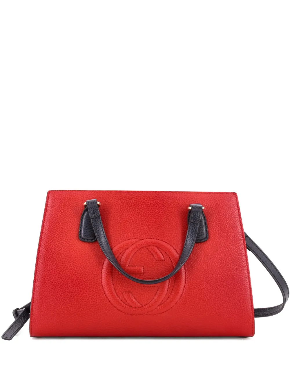 Gucci Pre-Owned Soho Convertible Top Handle Leather Medium satchel - Toni neutri