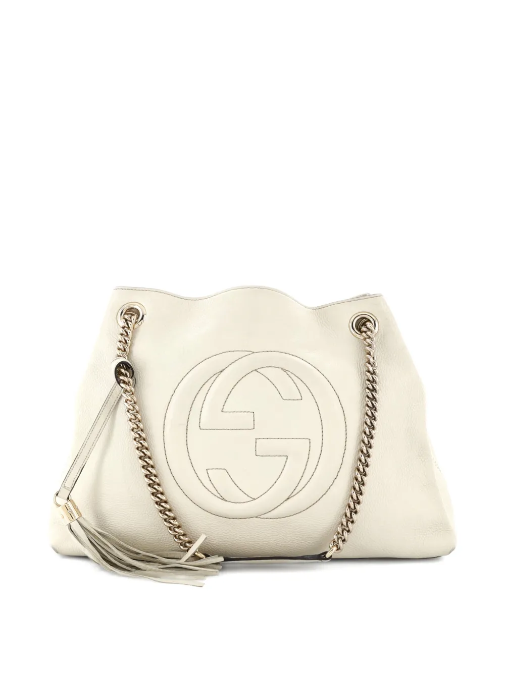 Gucci Pre-Owned Soho Chain Strap Leather Medium shoulder bag - Toni neutri
