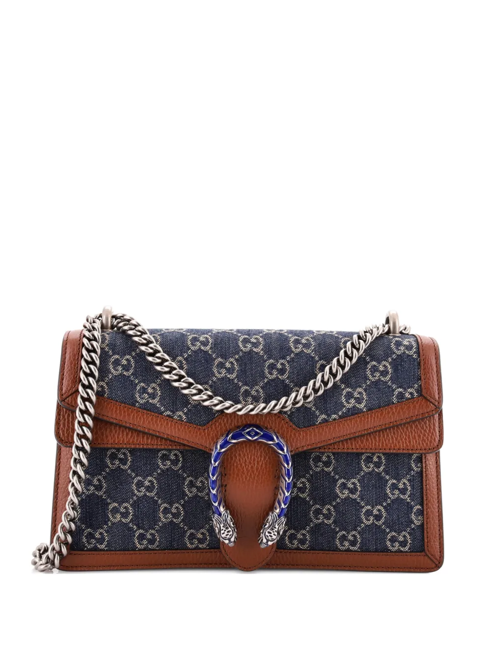 Gucci Pre-Owned Dionysus Bag GG Denim Small shoulder bag - Blu